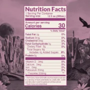 Willie’s Remedy Black Cherry Lime 10mg Sparkling Seltzer nutrition facts